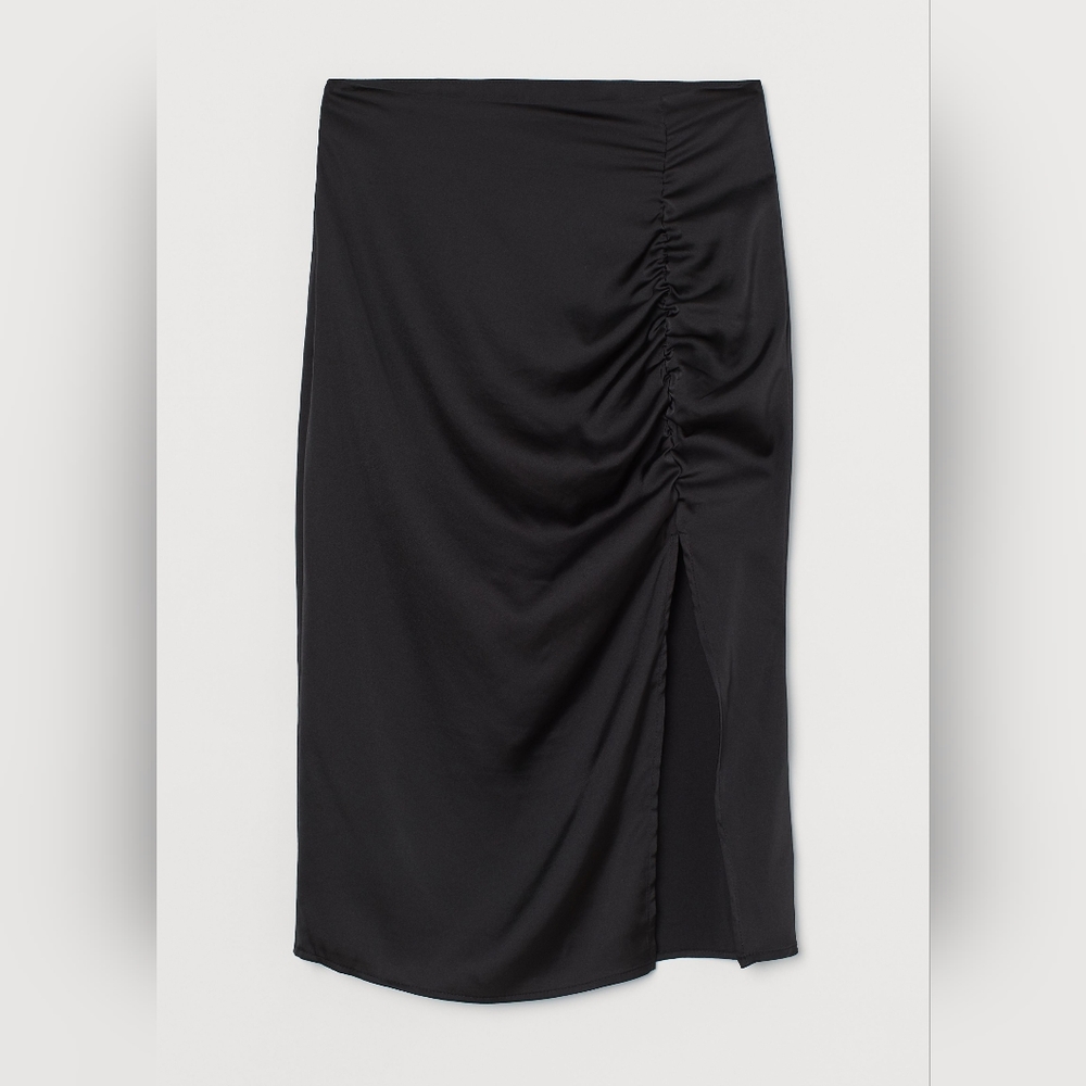 High waisted Rouched Skirt